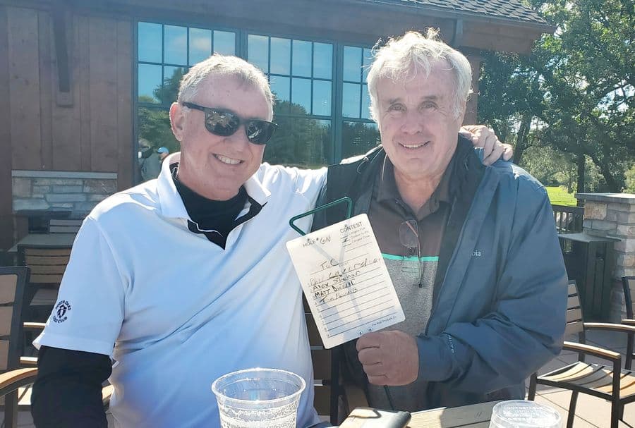 Dennis gets a picture with his hero!